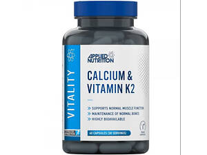 Кальцій та вітамін K2 Applied Nutrition Calcium & Vitamin K2 60 капсул