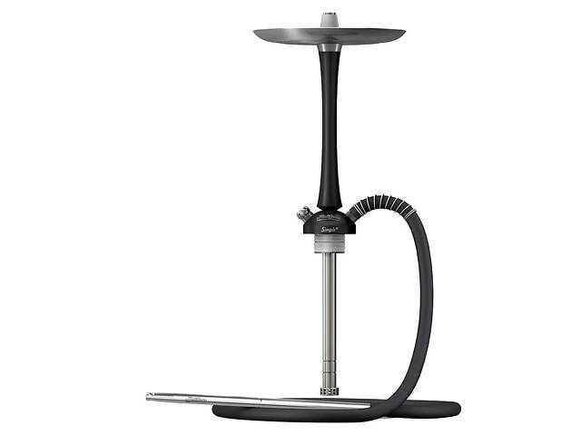 Кальян MattPear Simple M Slim Hookah Black — оригінальний комплект з колбою та чашею, стильний кальян преміум-класу - Фото 2