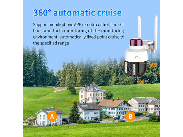 Камера відеоспостереження PTZ WiFi 2L-A2-WIFI/ZD-SC04-4MP XPRO (45041-16973_878) - Фото 2