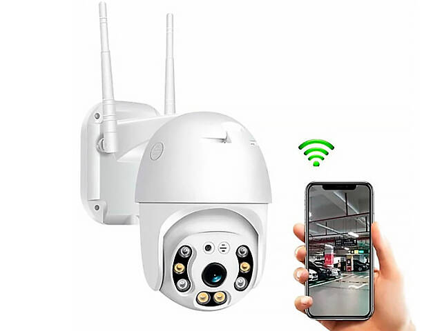 Камера відеоспостереження PTZ з поворотом 355° та нічним баченням 30 м XPRO HiSee SE (24394-15281_1013) - Фото 6