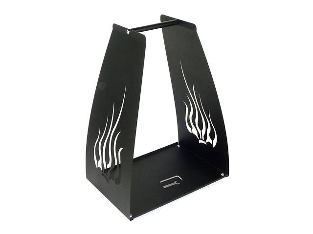 Каминный набор Факел и дровница Ferrum Пламя 4 4 инструмента Черный (997) - Фото 5