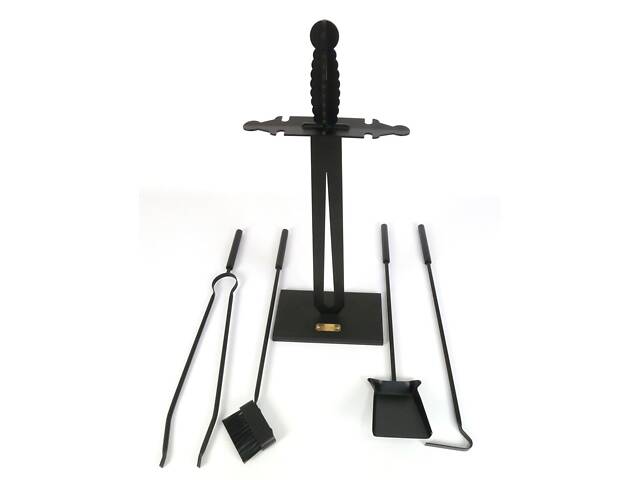 Каминный набор Ferrum Экскалибур М 4 инструмента Черный (830) - Фото 2