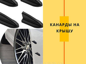 Канарды на крышу дефлектори Audi TT плавники для авто Акулы плавники спойлер