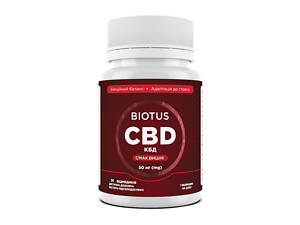 Каннабидиол, CBD Gummies, Biotus, 50 мг, 30 желейных мишек