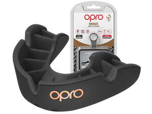 Капа боксерська OPRO Bronze Black (art.002184001)