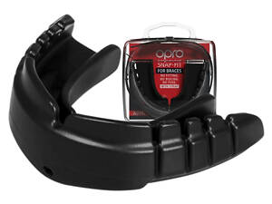 Капа боксерська OPRO Snap-Fit FOR BRACES Black (art.002318001)