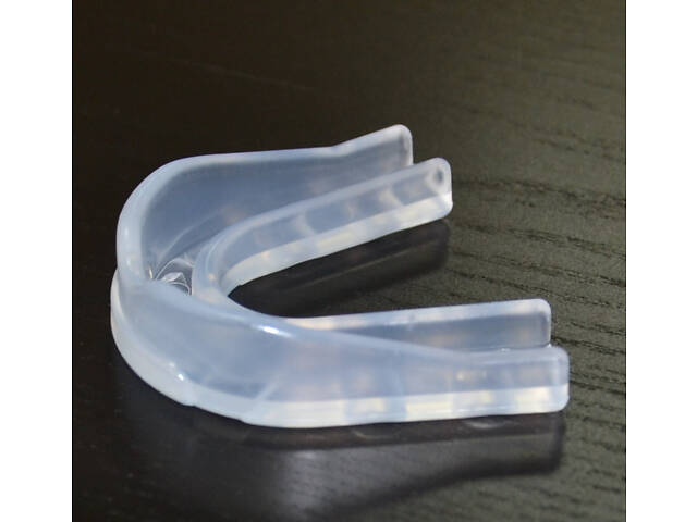 Капа боксерская PowerPlay 3306 JR детская (возраст до 10 лет) прозрачная со вкусом мяты - Фото 2