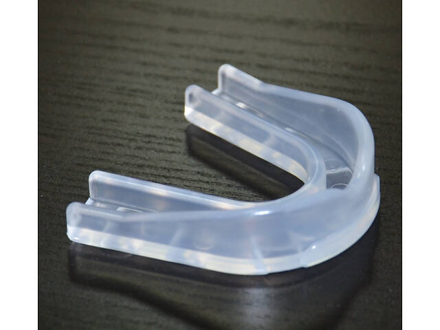 Капа боксерская PowerPlay 3306 JR детская (возраст до 10 лет) прозрачная со вкусом мяты - Фото 6