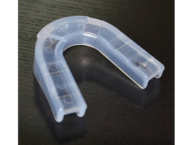 Капа боксерская PowerPlay 3306 JR детская (возраст до 10 лет) прозрачная со вкусом мяты - Фото 7