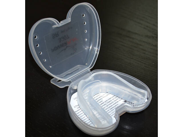 Капа боксерская PowerPlay 3306 JR детская (возраст до 10 лет) прозрачная со вкусом мяты - Фото 9