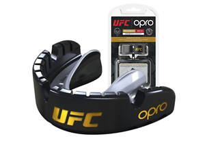 Капа OPRO Gold Braces під брекети доросла (вік 11+) Blackl/Silver(art.102518001)