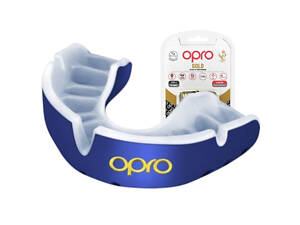 Капа OPRO Gold доросла (вік 11+) Blue/Pearl (art.102504002)