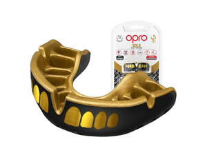 Капа OPRO Gold доросла (вік 11+) Grillz Black/Gold (art.102504012)