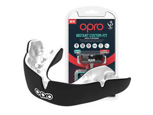 Капа OPRO Instant взрослая (вик 11+) Black/White (art.102520001)