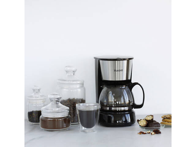 Кафеварка MAGIO MG-964 650 Вт, Домашні кавоварки, Кавоварки електричні, Кавоварка для дому - Фото 4