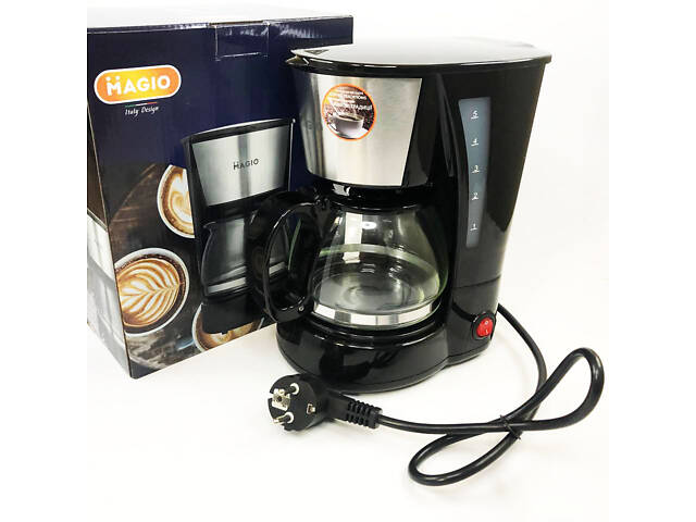 Кафеварка MAGIO MG-964 650 Вт, Домашні кавоварки, Кавоварки електричні, Кавоварка для дому - Фото 6