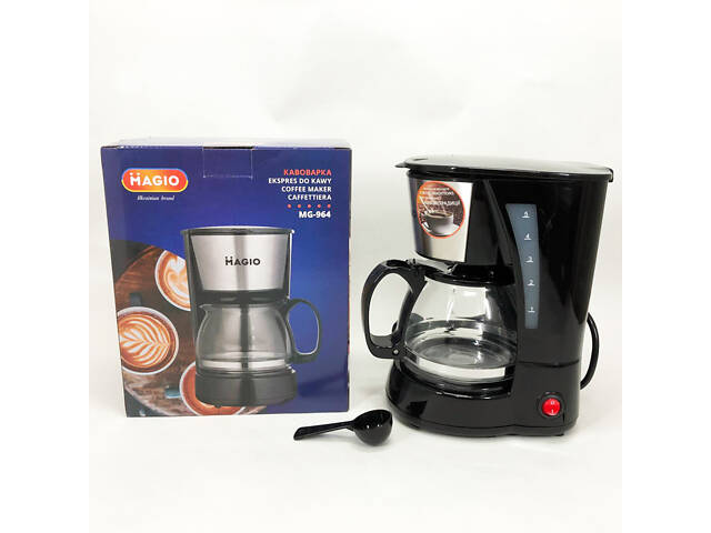Кафеварка MAGIO MG-964 650 Вт, Домашні кавоварки, Кавоварки електричні, Кавоварка для дому - Фото 11