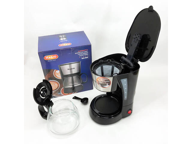 Кафеварка MAGIO MG-964 650 Вт, Домашні кавоварки, Кавоварки електричні, Кавоварка для дому - Фото 12