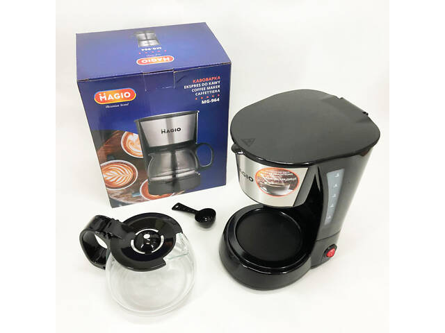 Кафеварка MAGIO MG-964 650 Вт, Домашні кавоварки, Кавоварки електричні, Кавоварка для дому - Фото 14