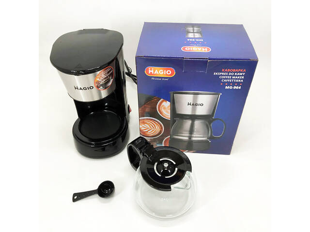Кафеварка MAGIO MG-964 650 Вт, Домашні кавоварки, Кавоварки електричні, Кавоварка для дому - Фото 17