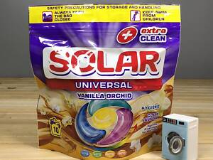 Капсули для прання 4-х компонентні Solar Universal Vanilla Orchid - 10 шт.