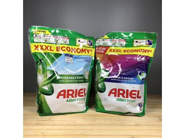 Капсули для прання Ariel Pods All-in-1 Sensitive Skin - 50 шт. - Фото 2