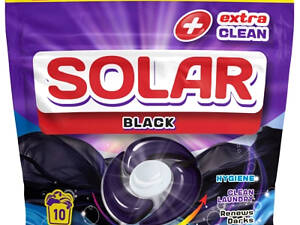 Капсули для прання Solar Household Black Для темних речей 10 шт. (4820269930452)