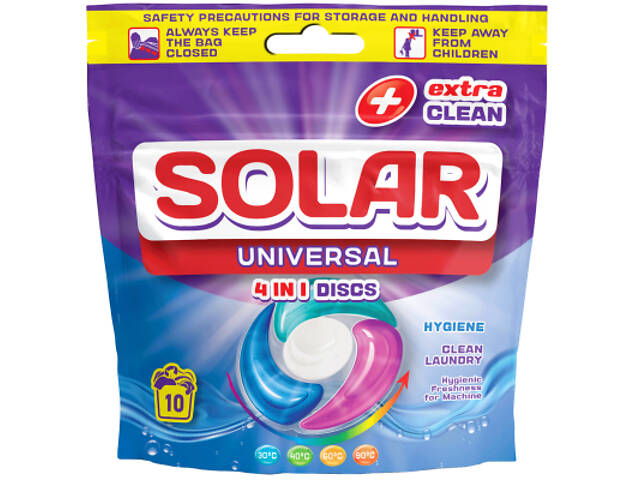 Капсули для прання Solar Household Universal 10 шт. (4820269930223) - Фото 1