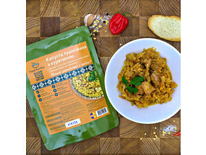 Капуста тушкована з куркою 350 г