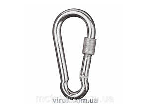 Карабін оцинкований з гвинтом, 6 мм