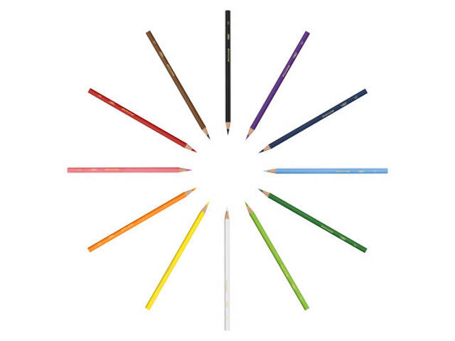 Кольорові олівці Bic Evolution Aquacouleur 12 шт (bc8575614) - Фото 2