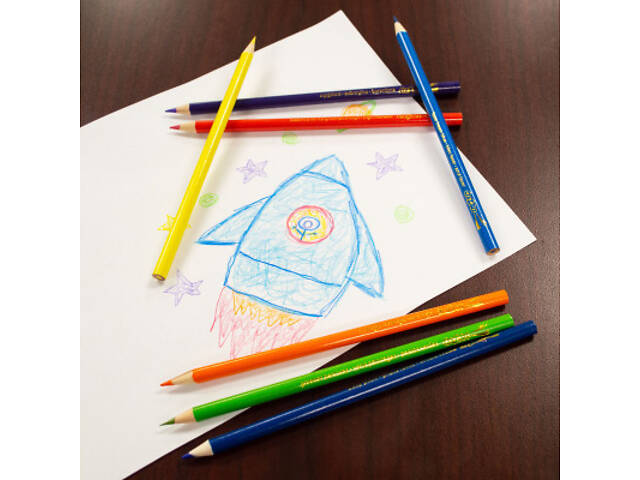 Карандаши цветные Cra-Z-Art 12 кольорів (10404CRA) - Фото 3