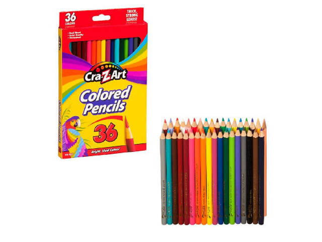 Карандаши цветные Cra-Z-Art 36 кольорів (10438CRA) - Фото 1