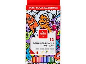 Кольорові олівці Koh-i-Noor Teenage 12 кольорів (3552)