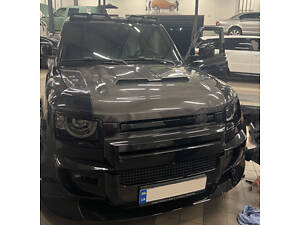 Карбоновая накладка на капот для Land Rover Defender 2019-2023 гг