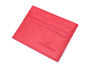 Карт-кейс зі натуральної шкіри ST Leather 22445 Червоний