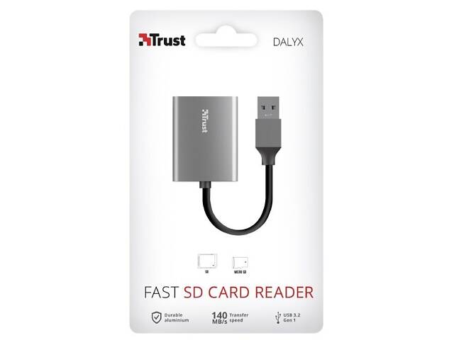 Картрідер Trust DALYX FAST USB 3.2 ALUMINIUM (24135_TRUST) - Фото 8