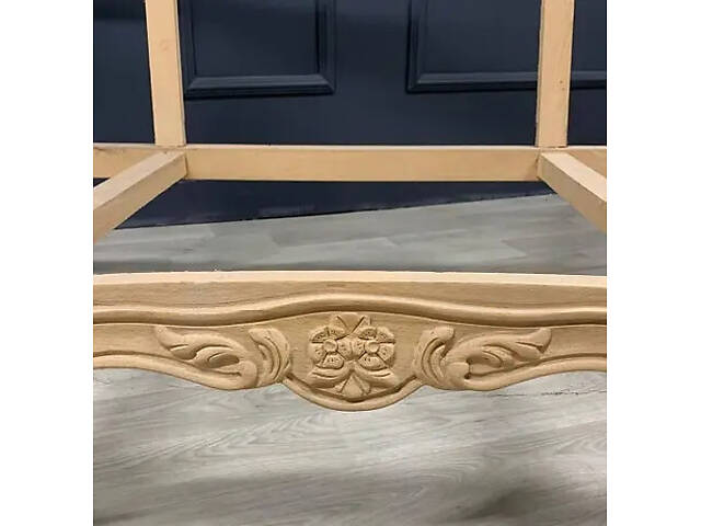 Каркас дивана 3-хмісного. НОВИЙ!! Італійський ?? Різьблений з натурального дерева - бук?. Можемо пофарбува - Фото 3
