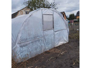 Каркас теплиці 'Маївка+' 4 х 12 м, труба оцинкована 30х20 мм.