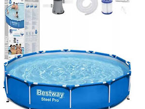Каркасний басейн Bestway Pro Rack 3,05 x 0,76 м (фільтр + насос)