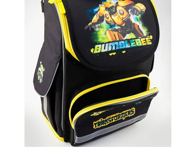 Каркасный рюкзак Kite 500S Bumblebee Transformers для младшей школы 11,5 л - Фото 3