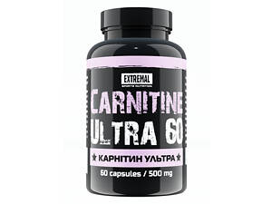 Карнитин для эффективного похудения и сжигания жира – Extremal Carnitine Ultra 60 капсул по 500 мг L-carnitine (1000569
