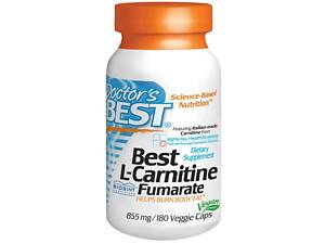 Карнитин Фумарат Doctor's Best 855 мг 180 капсул (1475)