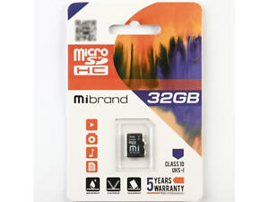 Карта пам'яті Mibrand microSDHC Class 10 UHS-I, 32GB
