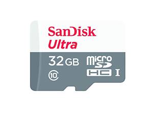 Карта памяти microSDHC (UHS-1) SanDisk Ultra 32Gb class 10 A1 (100Mb/s)