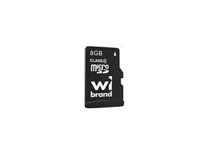 Карта памяти microSDHC Wibrand 8Gb class 4