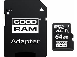 Карта пам'яті microSDXC 64GB UHS-I class 10 + adapter