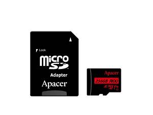 Карта пам'яті microSDXC (UHS-1) Apacer 256Gb class 10 V10 A1 R100MB/s (adapter SD)