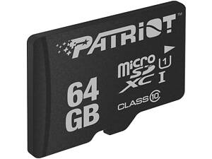 Карта памяти microSDXC (UHS-1) Patriot LX Series 64Gb class 10