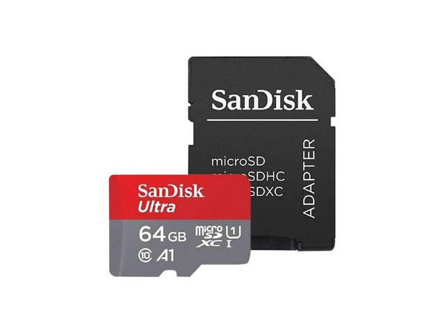 Карта памяти microSDXC (UHS-1) SanDisk Ultra 64Gb class 10 A1 (140Mb/s) (adapter SD) Imaging Packaging - Фото 3